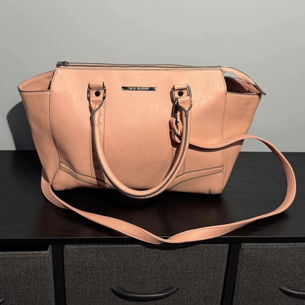 Steve Madden Pink Satchel Bag with Dual Handles